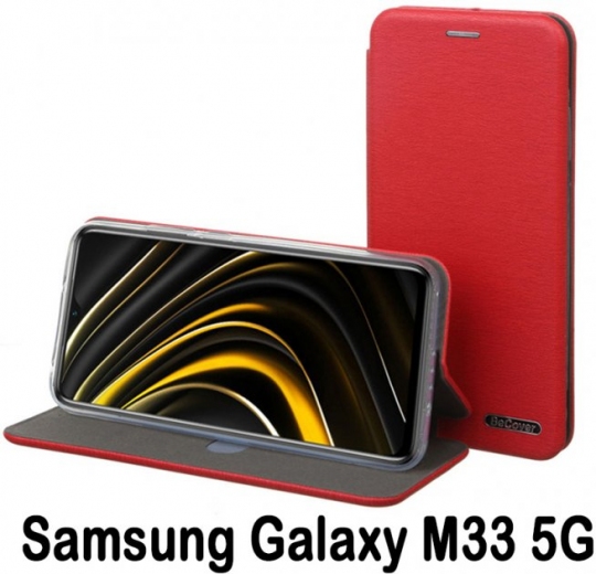 Чехол-книжка BeCover Exclusive для Samsung Galaxy M33 5G SM-M336 (707943) Burgundy Red - фото - интернет-магазин электроники и бытовой техники TTT