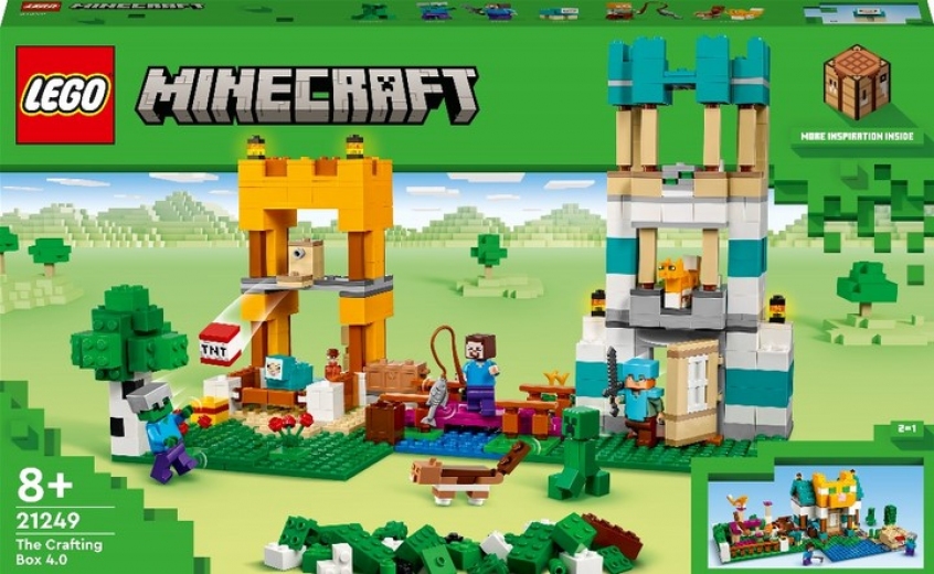 Конструктор LEGO Minecraft Скриня для творчості 4.0 605 деталей (21249) - фото - інтернет-магазин електроніки та побутової техніки TTT