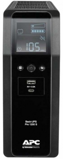 ДБЖ APC Back UPS Pro BR 1200VA Sinewave8 Outlets AVR LCD interface - фото - інтернет-магазин електроніки та побутової техніки TTT