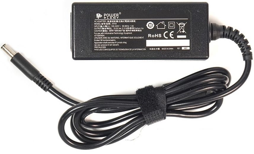 Блок живлення PowerPlant для ноутбуків DELL 11 220V, 19.5V 45W 2.31A (4.5*2.7) (DE45G4527) - фото - інтернет-магазин електроніки та побутової техніки TTT