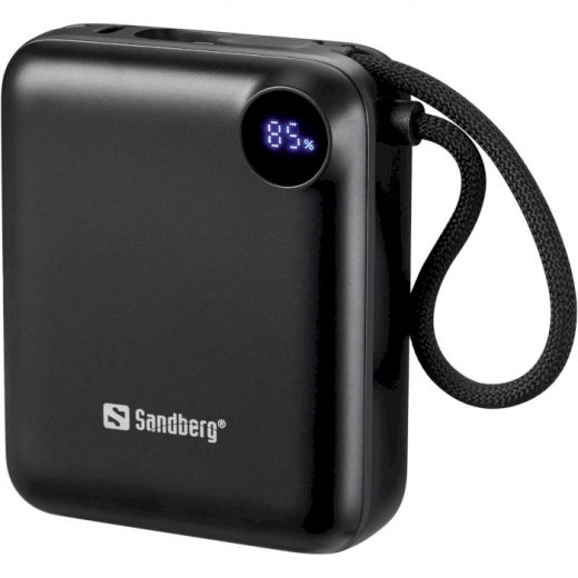 УМБ Sandberg Connect 10000 mAh 20W (SAND_421-26) Black - фото - інтернет-магазин електроніки та побутової техніки TTT
