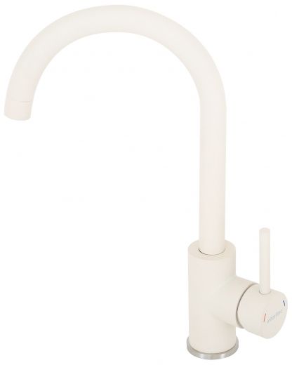 Кухонний змішувач INTERLINE Tango New Old White - фото - інтернет-магазин електроніки та побутової техніки TTT