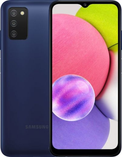 Смартфон Samsung Galaxy A03s 3/32GB (SM-A037FZBDSEK) Blue - фото - інтернет-магазин електроніки та побутової техніки TTT