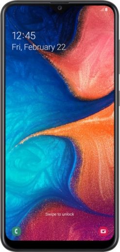 Смартфон Samsung Galaxy A20 3/32GB (SM-A205FZKVSEK) Black - фото - інтернет-магазин електроніки та побутової техніки TTT