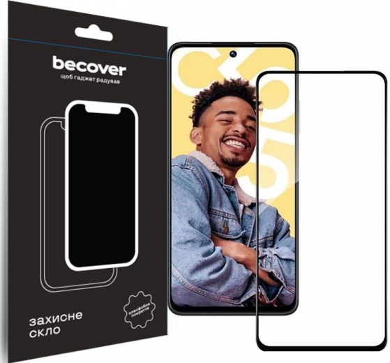 Защитное стекло BeCover для Realme C55 (709765) Black - фото - интернет-магазин электроники и бытовой техники TTT