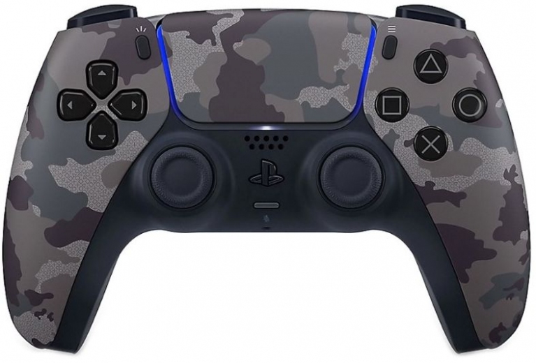 Беспроводной геймпад SONY PlayStation 5 Dualsense Grey Camouflage - фото Беспроводной геймпад SONY PlayStation 5 Dualsense Grey Camouflage - фото - интернет-магазин электроники и бытовой техники TTT