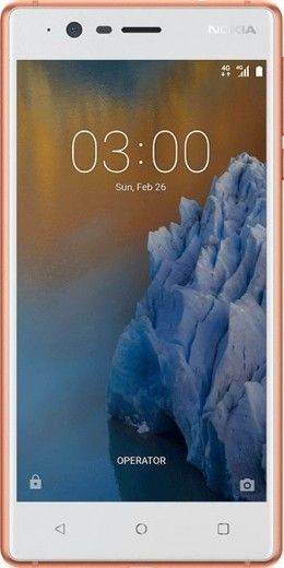 Смартфон Nokia 3 Dual Sim Copper White - фото - інтернет-магазин електроніки та побутової техніки TTT