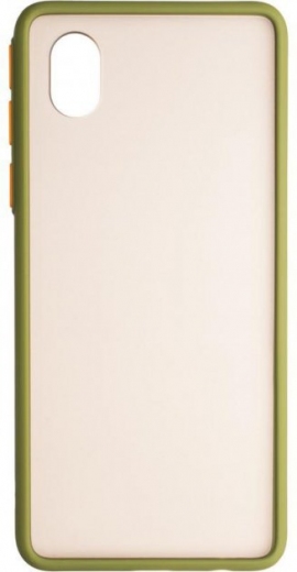 Панель Gelius Bumper Mat Case для Samsung Galaxy A013 (A01 Core) (2099900829659) Green - фото - интернет-магазин электроники и бытовой техники TTT