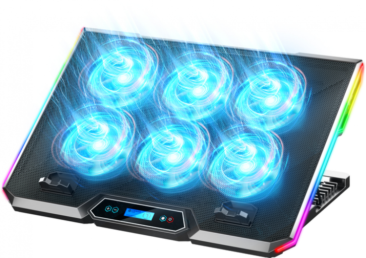 Охолоджувальна підставка для ноутбука GamePro CP890 Black - фото Охолоджувальна підставка для ноутбука GamePro CP890 Black - фото - інтернет-магазин електроніки та побутової техніки TTT