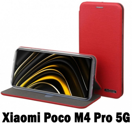 Чохол-книжка BeCover Exclusive для Xiaomi Poco M4 Pro 5G (707924) Burgundy Red - фото - інтернет-магазин електроніки та побутової техніки TTT
