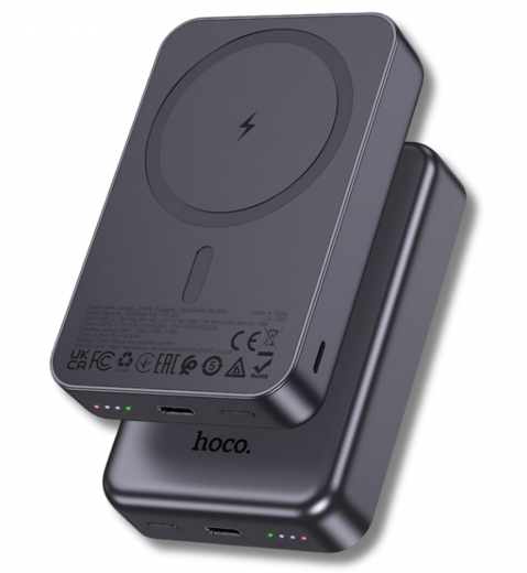 УМБ Hoco J160A Original 10000 mAh 20W Metal Gray - фото - интернет-магазин электроники и бытовой техники TTT