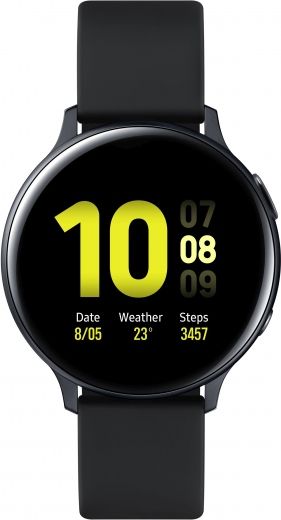 Смарт часы Samsung Galaxy Watch Active 2 44mm Aluminium (SM-R820NZKASEK) Black - фото - интернет-магазин электроники и бытовой техники TTT