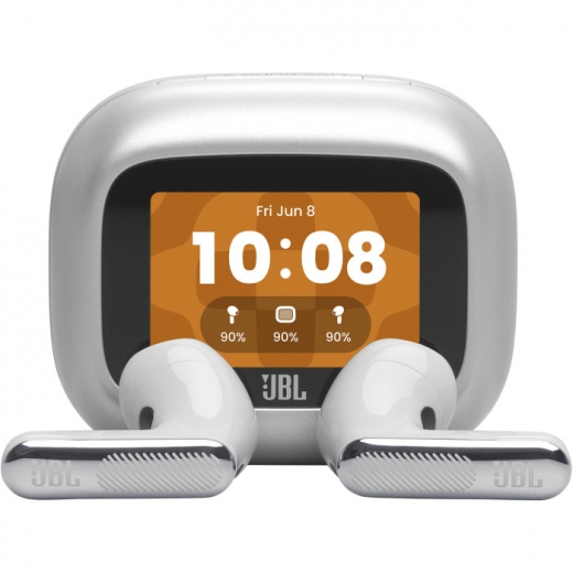 Наушники JBL Live Flex 4 (JBLLIVEFLEX4SIL) Silver - фото - інтернет-магазин електроніки та побутової техніки TTT