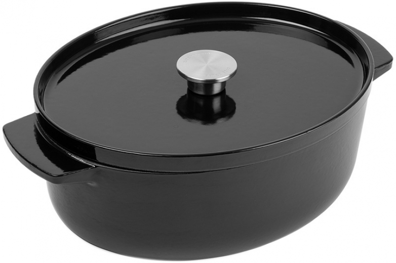 Гусятница KitchenAid Cast Iron с крышкой Чугунная 30 см 5.6 л (CC006064-001) - фото Гусятница KitchenAid Cast Iron с крышкой Чугунная 30 см 5.6 л (CC006064-001) - фото - интернет-магазин электроники и бытовой техники TTT