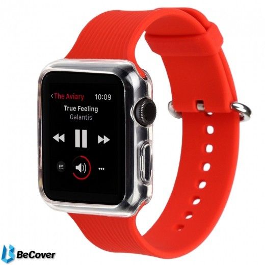 Ремешок JaLi i-Smile для Apple Watch Universal (42mm) IPH1446 (702417) Red - фото - интернет-магазин электроники и бытовой техники TTT