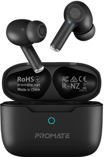 Навушники Promate ProPods (propods.black) Black  - фото Навушники Promate ProPods (propods.black) Black  - фото - інтернет-магазин електроніки та побутової техніки TTT