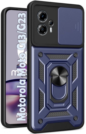 Панель BeCover Military для Motorola Moto G13/G23 (709098) Blue - фото - интернет-магазин электроники и бытовой техники TTT