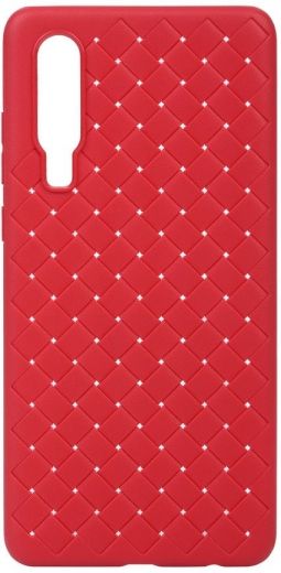 Панель BeCover TPU Leather Case для Huawei P30 (703505) Red - фото - інтернет-магазин електроніки та побутової техніки TTT