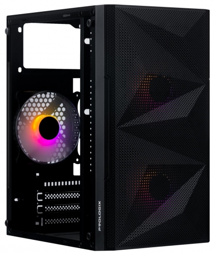 Корпус Prologix E113 Tempered Glass & Mesh Black - фото Корпус Prologix E113 Tempered Glass & Mesh Black - фото - интернет-магазин электроники и бытовой техники TTT