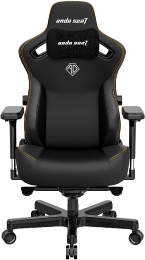 Крісло геймерське Anda Seat Kaiser 3 Size L (AD12YDC-L-01-B-PV/C) Black  - фото - інтернет-магазин електроніки та побутової техніки TTT