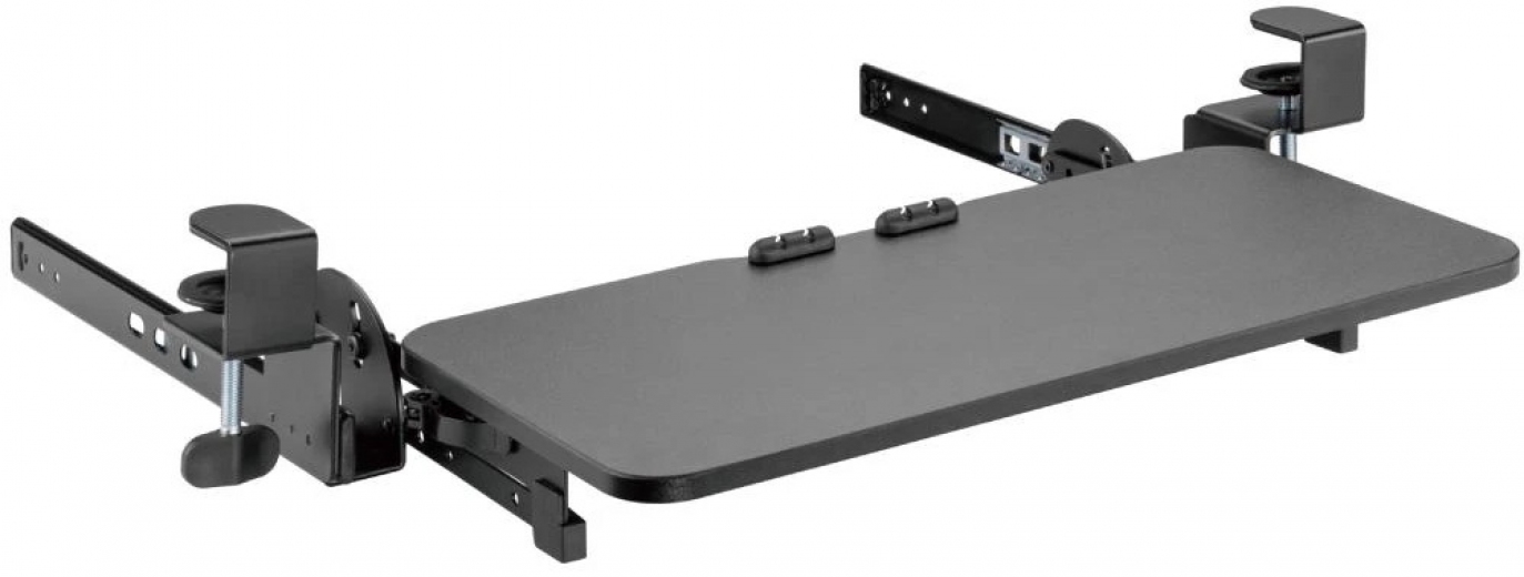 Регульована полиця для клавіатури OfficePro (KT135B) Black  - фото - інтернет-магазин електроніки та побутової техніки TTT