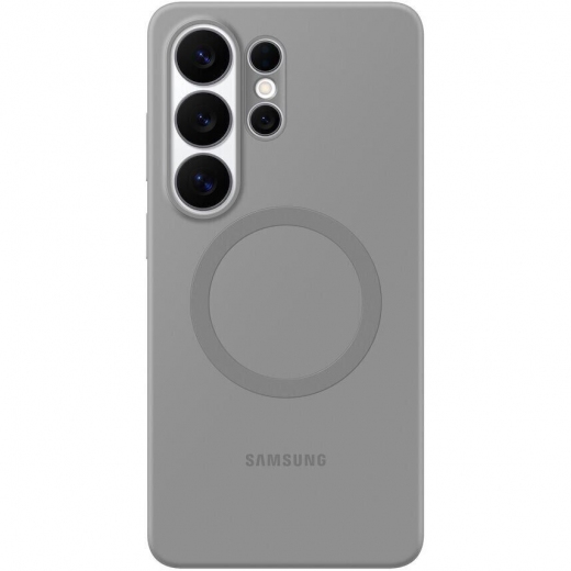Панель Samsung Silicone Magnet для Samsung Galaxy S26 Ultra (EF-ES948CJEGWW) Gray - фото - интернет-магазин электроники и бытовой техники TTT