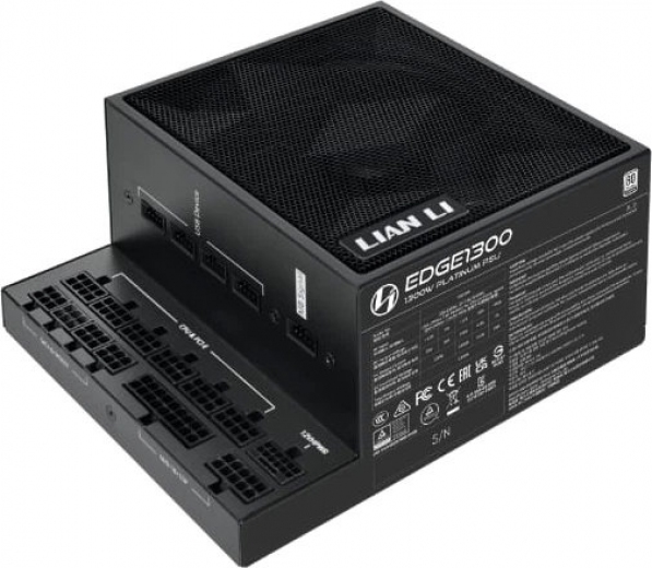 Блок питания Lian Li Edge 1300 Вт 80 Plus Platinum Black (G9P.EG1300.BE00.EU) - фото - интернет-магазин электроники и бытовой техники TTT