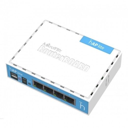 Маршрутізатор ﻿MikroTik hAP Lite Classic (RB941-2nD) - фото - інтернет-магазин електроніки та побутової техніки TTT