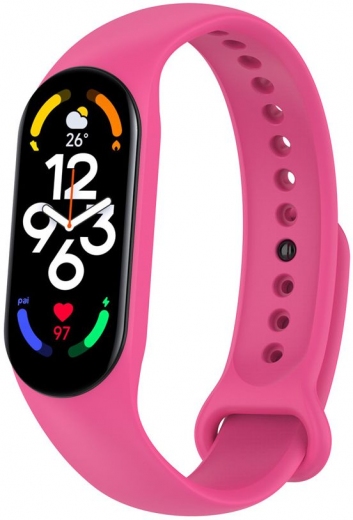 Ремінець BeCover для Xiaomi Mi Smart Band 7 (707490) Hot Pink - фото - інтернет-магазин електроніки та побутової техніки TTT