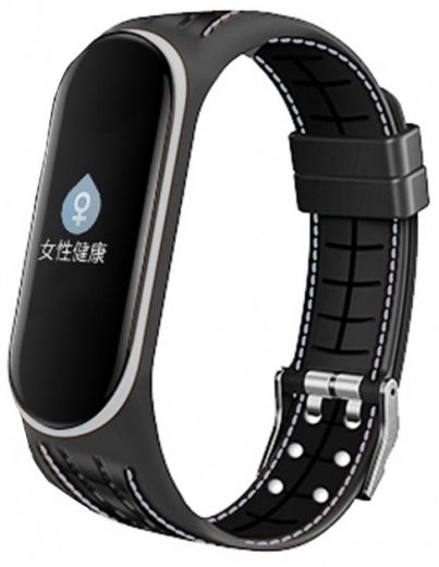 Ремешок BeCover Lattice Style для Xiaomi Mi Smart Band 5 (705161) Gray - фото - интернет-магазин электроники и бытовой техники TTT