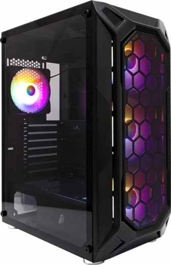 Корпус 1STPLAYER X6-BK-4F1 Black - фото - интернет-магазин электроники и бытовой техники TTT