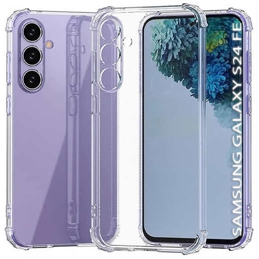 Панель BeCover Anti-Shock для Samsung Galaxy S24 FE SM-S721 (712136) Clear - фото - интернет-магазин электроники и бытовой техники TTT