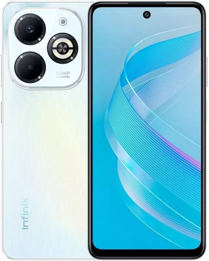 Смартфон Infinix Smart 8 Plus 4/128GB Galaxy White - фото Смартфон Infinix Smart 8 Plus 4/128GB Galaxy White - фото - інтернет-магазин електроніки та побутової техніки TTT