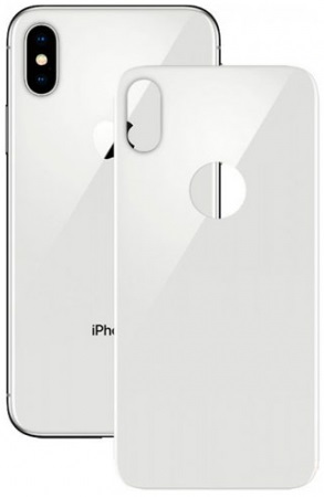 Защитное стекло Mocolo 3D Backside iPhone X White - фото - интернет-магазин электроники и бытовой техники TTT