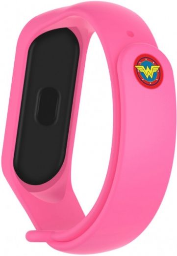 Ремешок ArmorStandart Superhero Edition для Xiaomi Mi Band 5 Wonder Woman (ARM57070) Pink - фото - интернет-магазин электроники и бытовой техники TTT