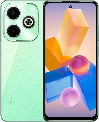 Смартфон Infinix HOT 40i 4/128GB Starfall Green - фото Смартфон Infinix HOT 40i 4/128GB Starfall Green - фото - інтернет-магазин електроніки та побутової техніки TTT