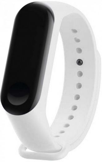 Ремешок BeCover для Xiaomi Mi Band 3/4 (704650) White  - фото - интернет-магазин электроники и бытовой техники TTT