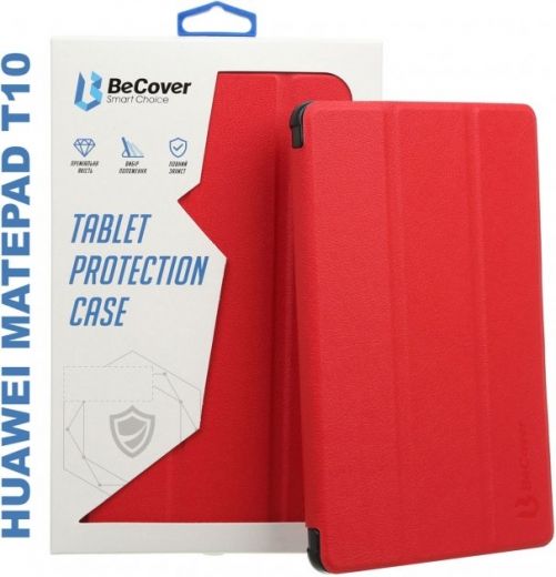 Чохол BeCover Smart Case для Huawei MatePad T10 (705395) Red  - фото - інтернет-магазин електроніки та побутової техніки TTT