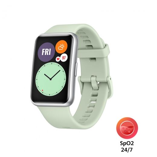 Смарт годинник Huawei Watch Fit (55025870) Mint Green - фото Смарт годинник Huawei Watch Fit (55025870) Mint Green - фото - інтернет-магазин електроніки та побутової техніки TTT
