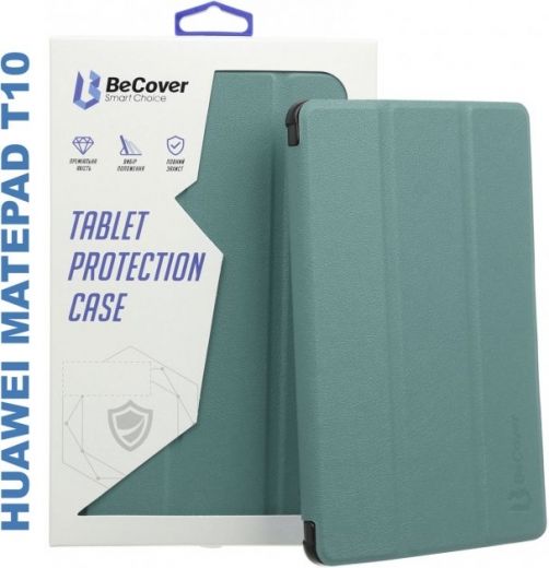 Чохол BeCover Smart Case для Huawei MatePad T10 (705391) Dark Green  - фото Чохол BeCover Smart Case для Huawei MatePad T10 (705391) Dark Green  - фото - інтернет-магазин електроніки та побутової техніки TTT