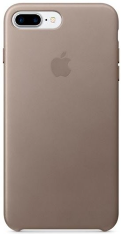 Панель Apple Leather Case iPhone 7/8 Plus Taupe - фото - интернет-магазин электроники и бытовой техники TTT