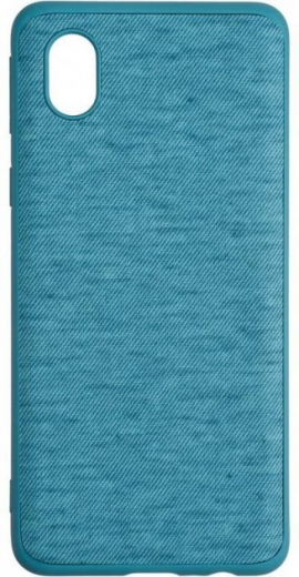 Накладка Gelius Canvas Case для Samsung Galaxy A013 (A01 Core) (2099900823831) Blue - фото - інтернет-магазин електроніки та побутової техніки TTT