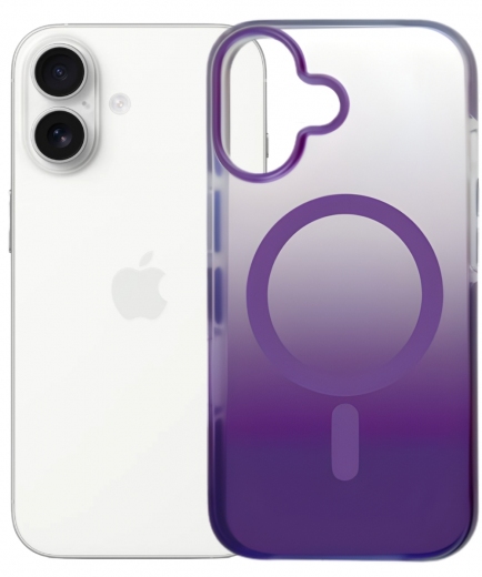 Панель BeCover FIBRA Shock-Proof case with MagSafe для Apple iPhone 17 (715442) Deep Purple - фото - інтернет-магазин електроніки та побутової техніки TTT