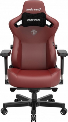 Крісло геймерське Anda Seat Kaiser 3 Size XL (AD12YDC-XL-01-A-PVC) Maroon - фото - інтернет-магазин електроніки та побутової техніки TTT