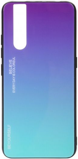 Панель BeCover Gradient Glass для Vivo V15 Pro (704037) Purple-Blue - фото - интернет-магазин электроники и бытовой техники TTT