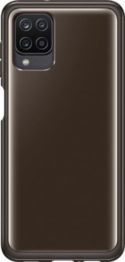 Чехол Samsung Soft Clear Cover для Samsung Galaxy A12 (A125) (EF-QA125TBEGRU) Black - фото - интернет-магазин электроники и бытовой техники TTT