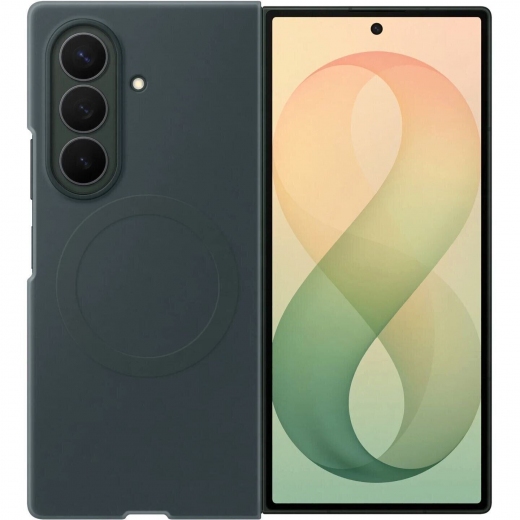 Панель Samsung Silicone Ring Magnet для Samsung Galaxy Fold 8 Ultra (EF-EF976CGEGUA) Green - фото - інтернет-магазин електроніки та побутової техніки TTT