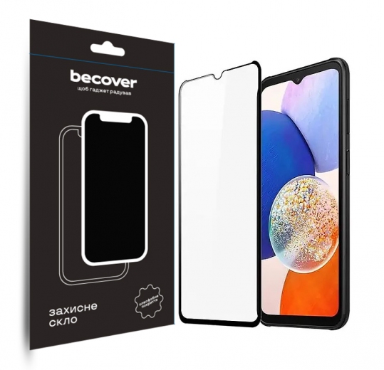 Защитное стекло BeCover для Samsung Galaxy A14 4G SM-A145/A14 5G SM-A146 (708953) Black - фото - интернет-магазин электроники и бытовой техники TTT