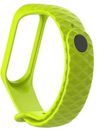 Ремешок для Xiaomi Mi Band 4/3 РОМБ Lite Green - фото - интернет-магазин электроники и бытовой техники TTT