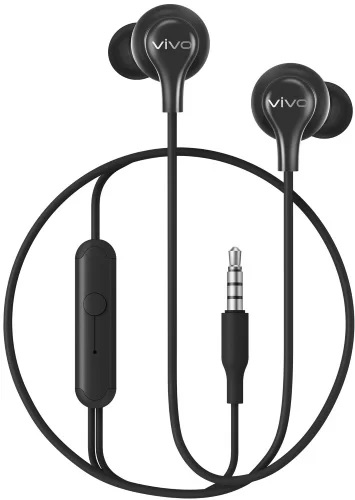Наушники vivo Color Earphones HP2033 Black - фото - интернет-магазин электроники и бытовой техники TTT
